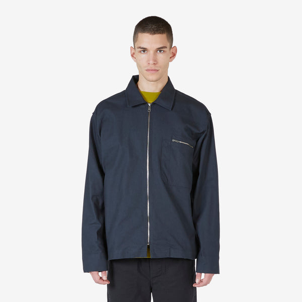 MHL. Zip Through Overshirt Dark Navy