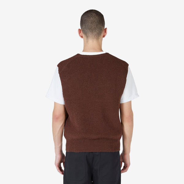 MHL. Chunky Ribbed Slipover Brown