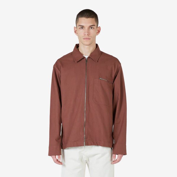 MHL. Zip Through Overshirt Mineral