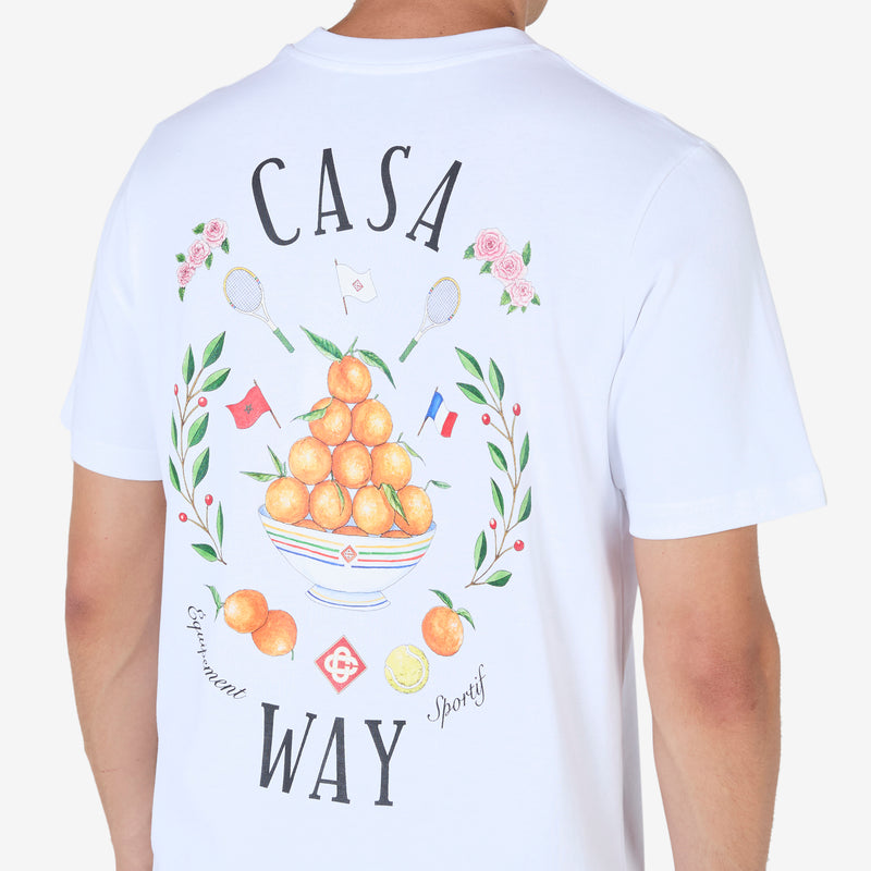 Casa Way Printed T-Shirt White