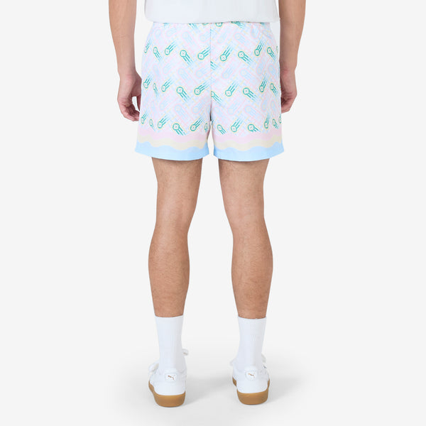 Printed Swimshort Ping Pong Monogram