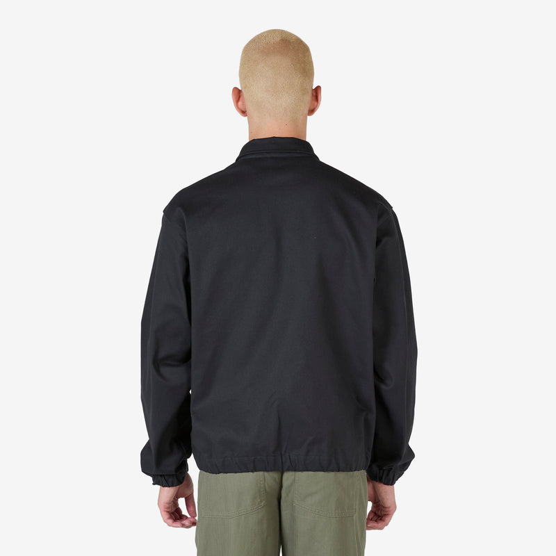 Woven Twill Premium Skate Jacket Black