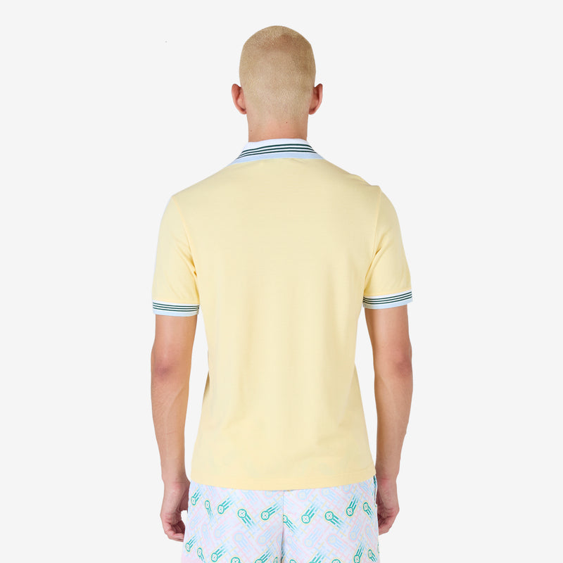 Classic Pique Polo Pale Yellow