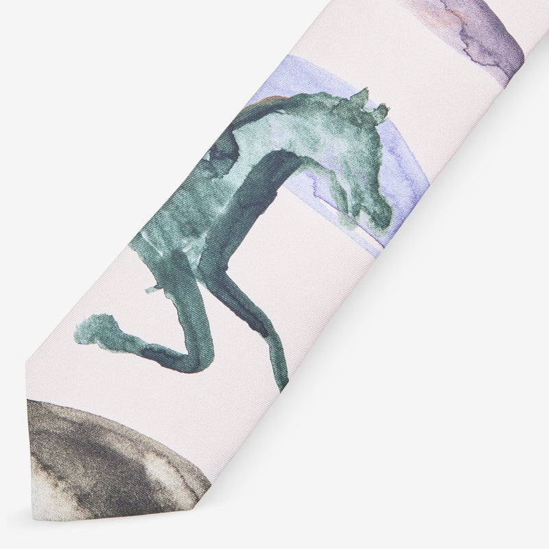 Tulio Tie Running Horses Accessories