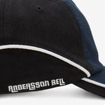 Heart Logo Embroidery Layered Cap Black | Navy