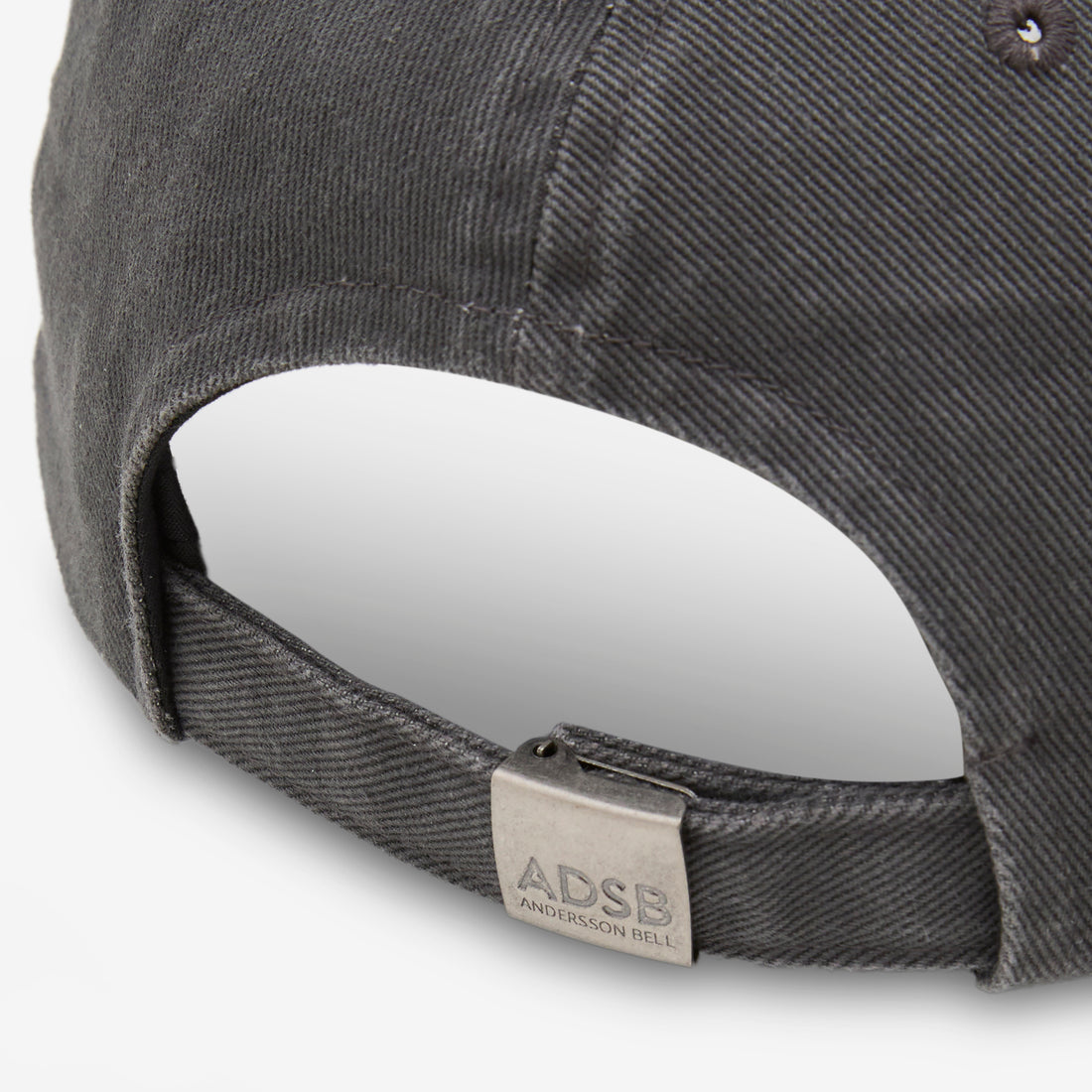 Washed Jewelled Rose Cap Charcoal Headwear