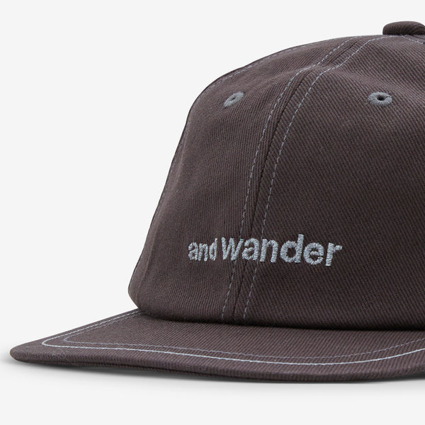 Cotton Twill Cap Dark Brown