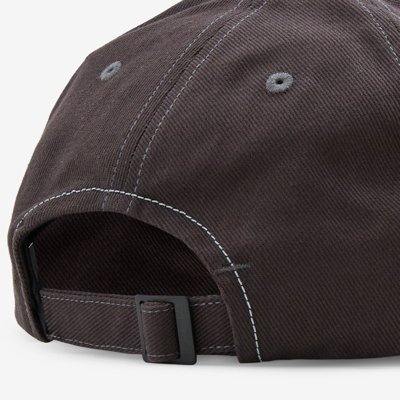 Cotton Twill Cap Dark Brown