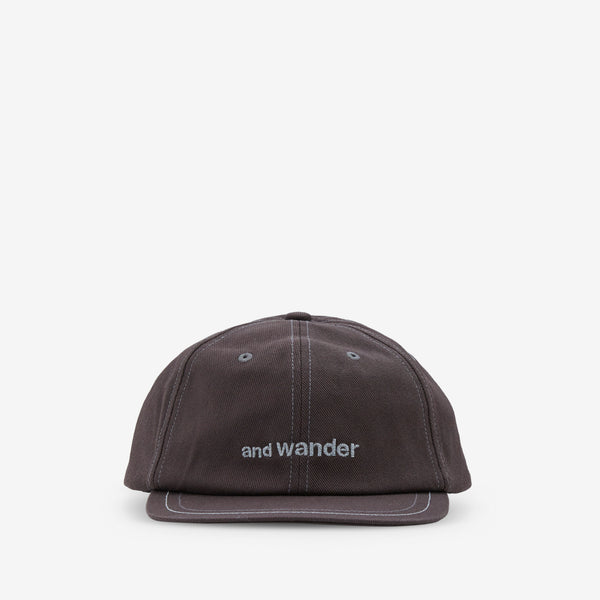 Cotton Twill Cap Dark Brown