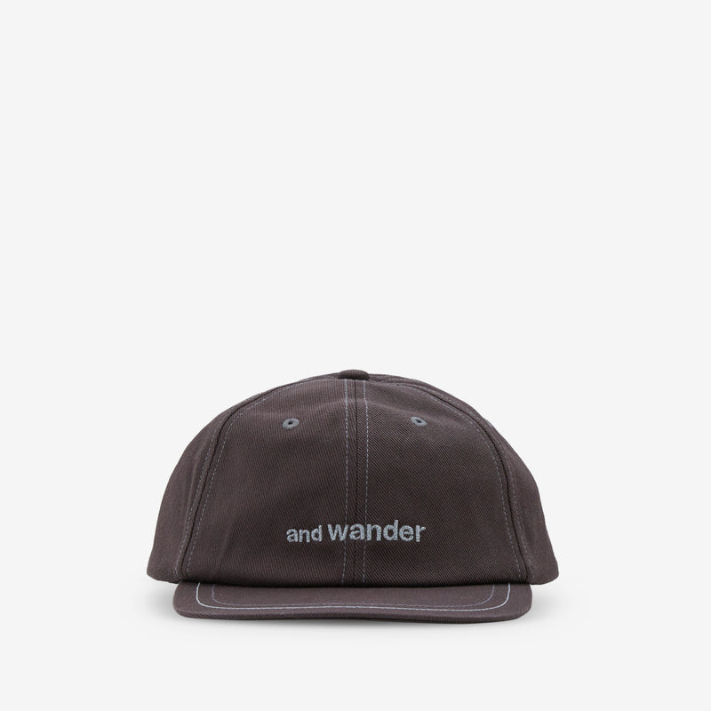 Cotton Twill Cap Dark Brown