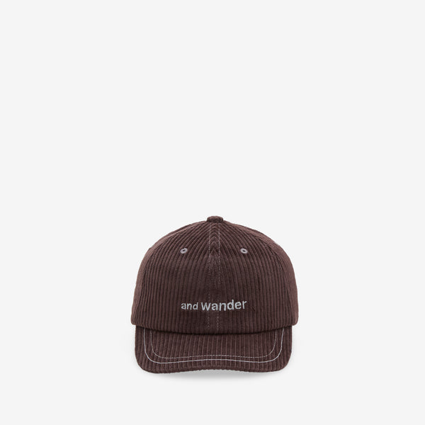 Corduroy Cap Dark Brown Headwear