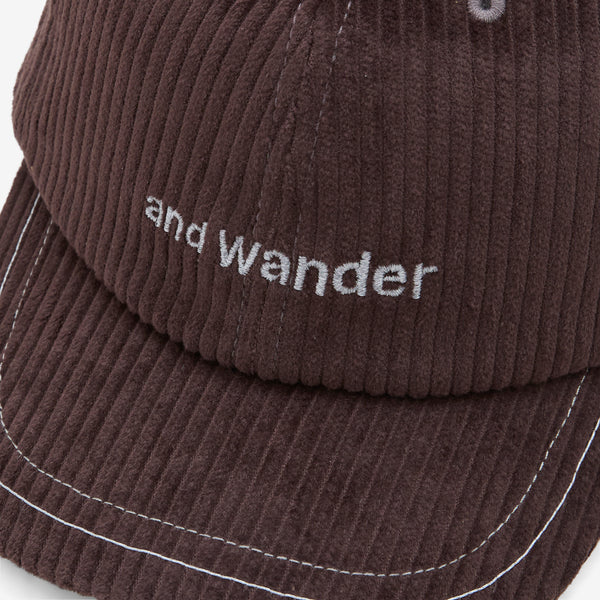 Corduroy Cap Dark Brown Headwear