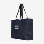 A.P.C. x Denim Weekender Holdall Bag Denim