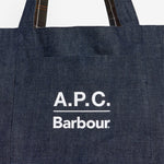 A.P.C. x Denim Weekender Holdall Bag Denim
