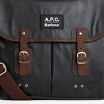 A.P.C. x Waxed Tarras Bag Dark Sage