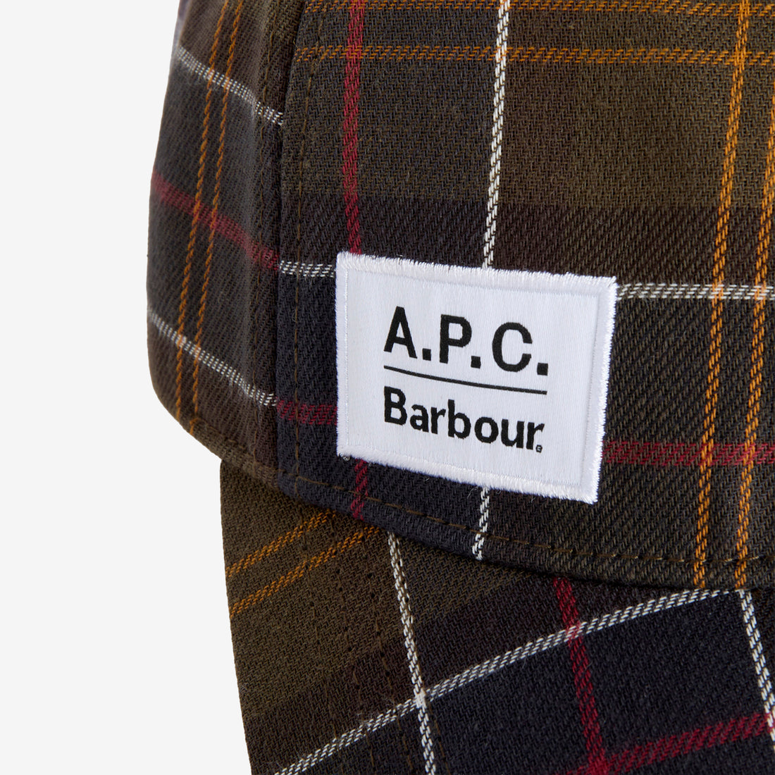 A.P.C. x Tartan Cap Classic Tartan Headwear