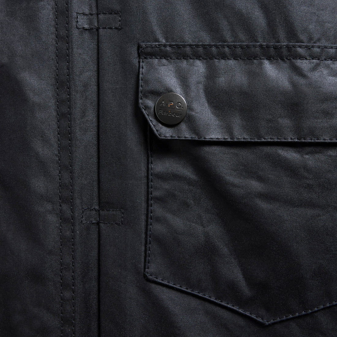 A.P.C. x Beaufort Waxed Jacket Dark Navy Jackets