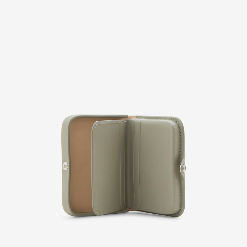 Josh Coin Purse Taupe Green Accessories