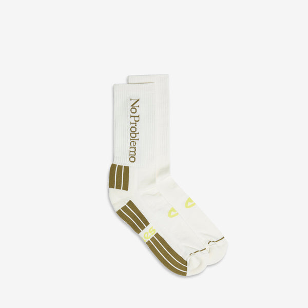 No Problemo Socks Alabaster