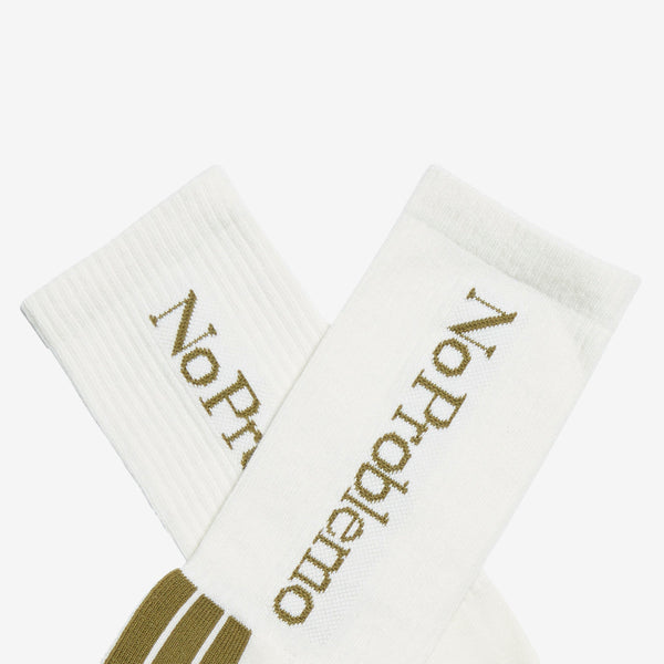 No Problemo Socks Alabaster