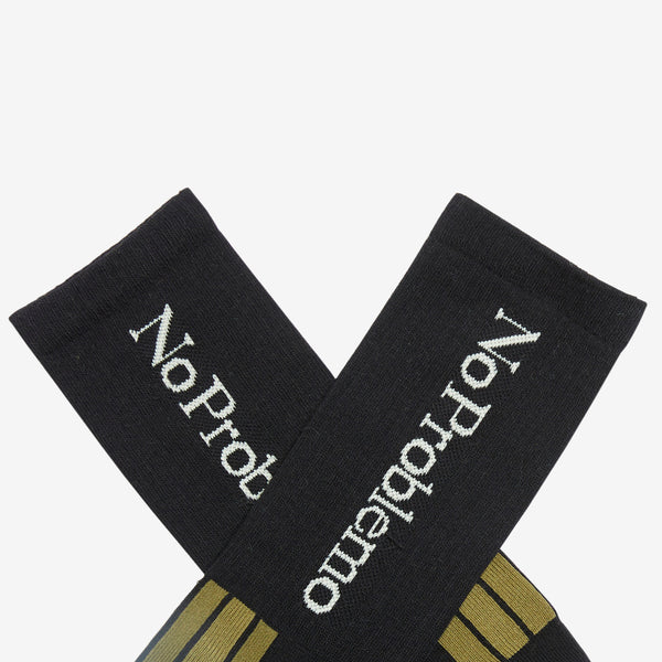 No Problemo Socks Black