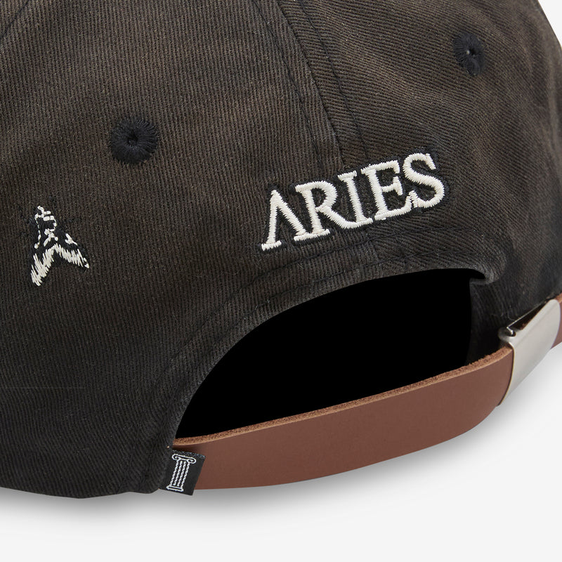 Aged Column Cap Black Headwear