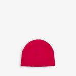 Fluffy Reversible Skull Beanie Red