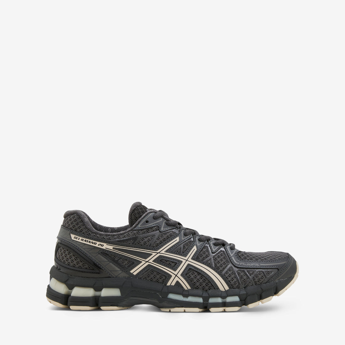 Gel-Kayano 20 Obsidian Grey | Oatmeal Footwear
