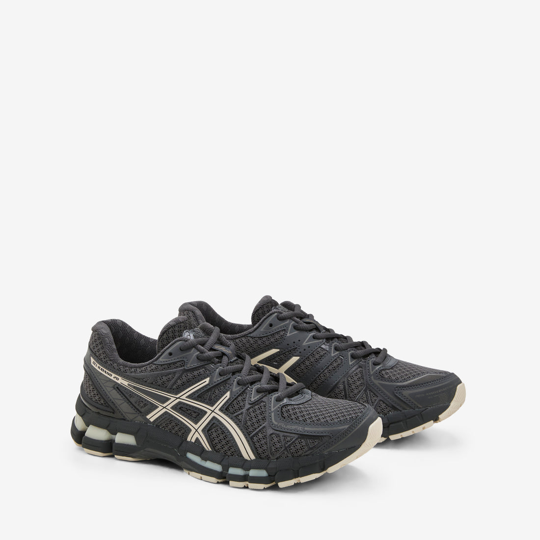 Gel-Kayano 20 Obsidian Grey | Oatmeal Footwear