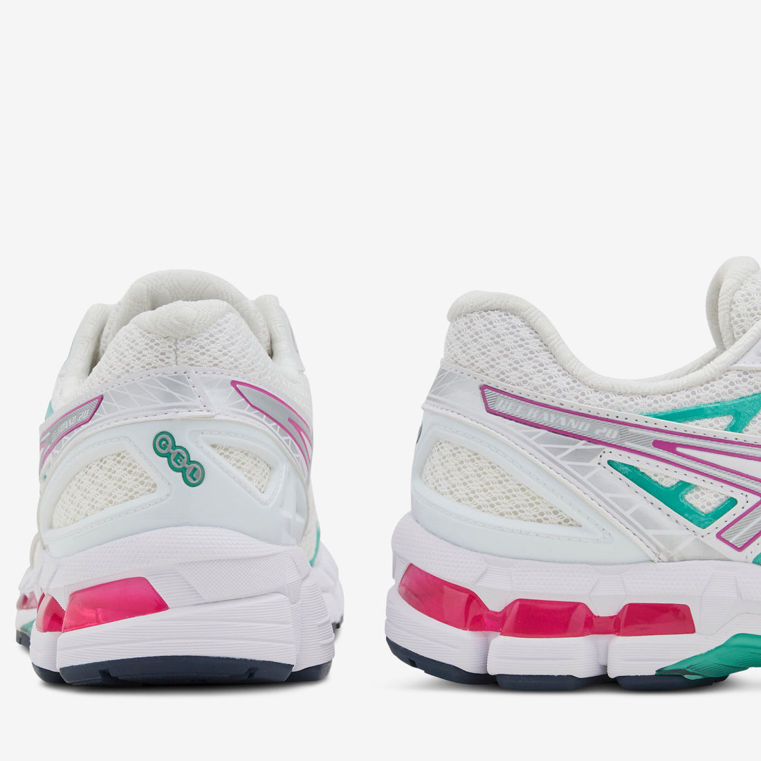 Gel-Kayano 20 White | Aurora Green Footwear