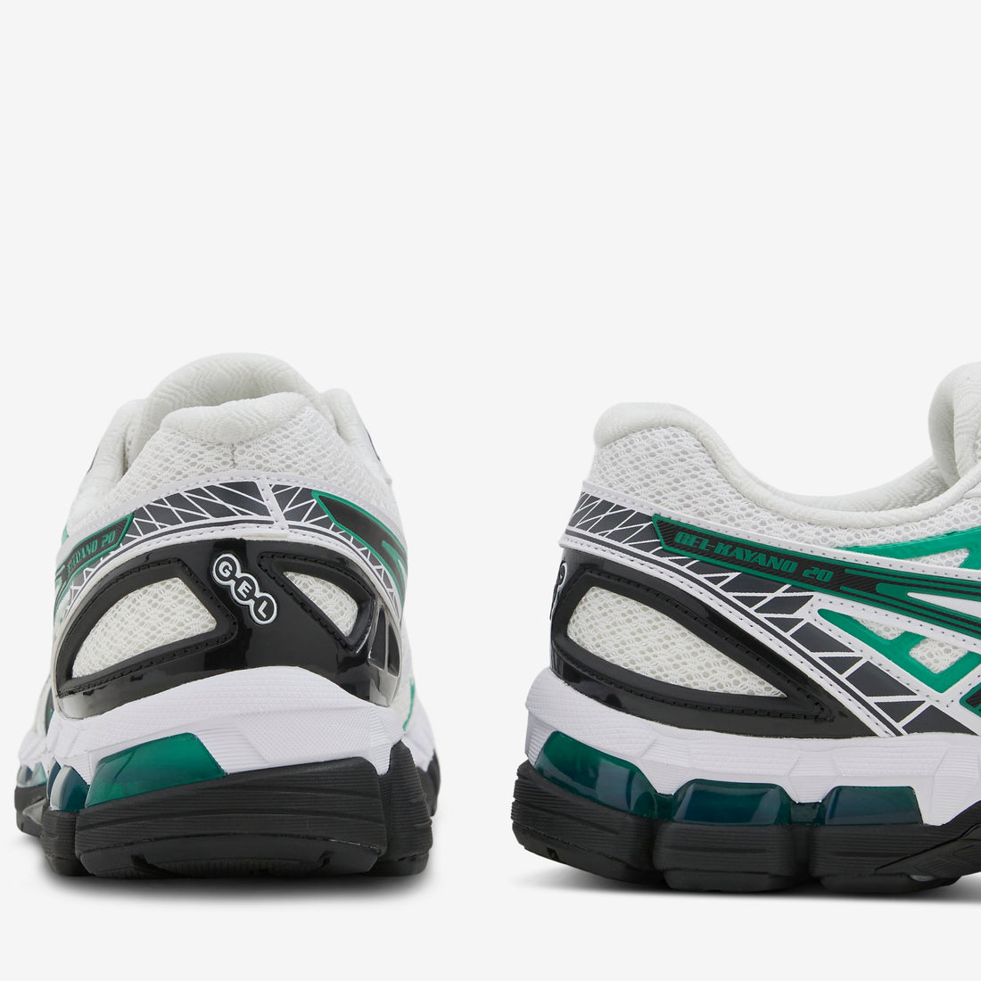 Gel-Kayano 20 White | Edamame Green Footwear