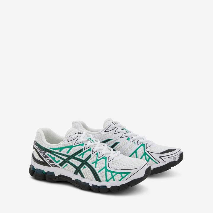 Gel-Kayano 20 White | Edamame Green Front