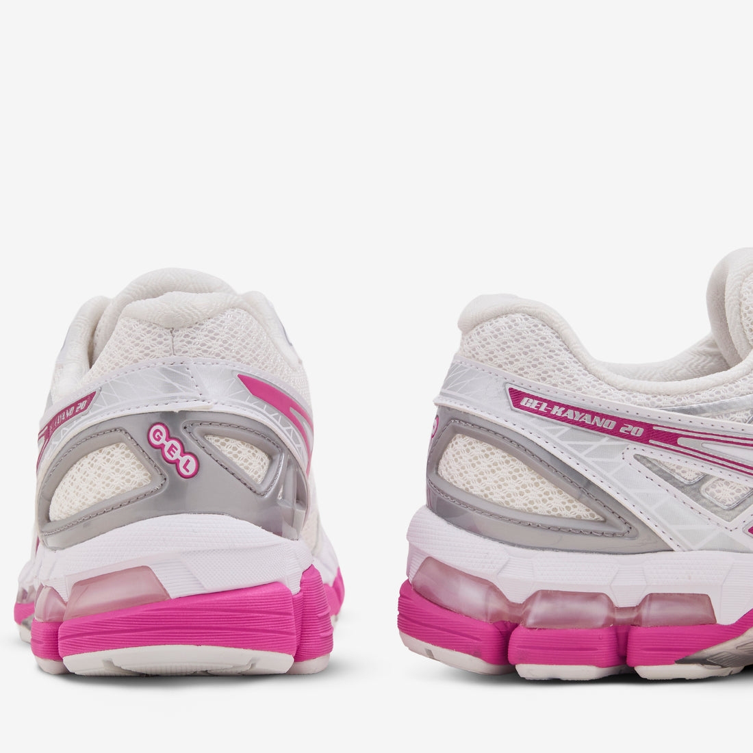 Gel-Kayano 20 White | Raspberry Footwear