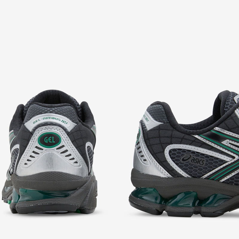 Gel-Nimbus 10.1 Obsidian Grey | Green Basil Footwear