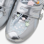 Cecilie Bahnsen x Gel-Kinetic FR Piedmont Grey | Pure Silver