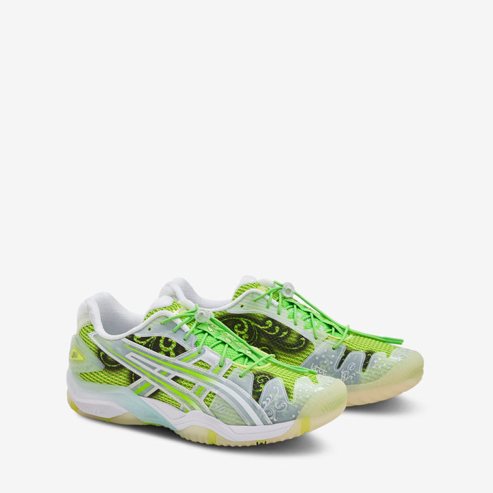 LTTT x Gel-Resolution 5 Parrot Green | Pure Silver Front