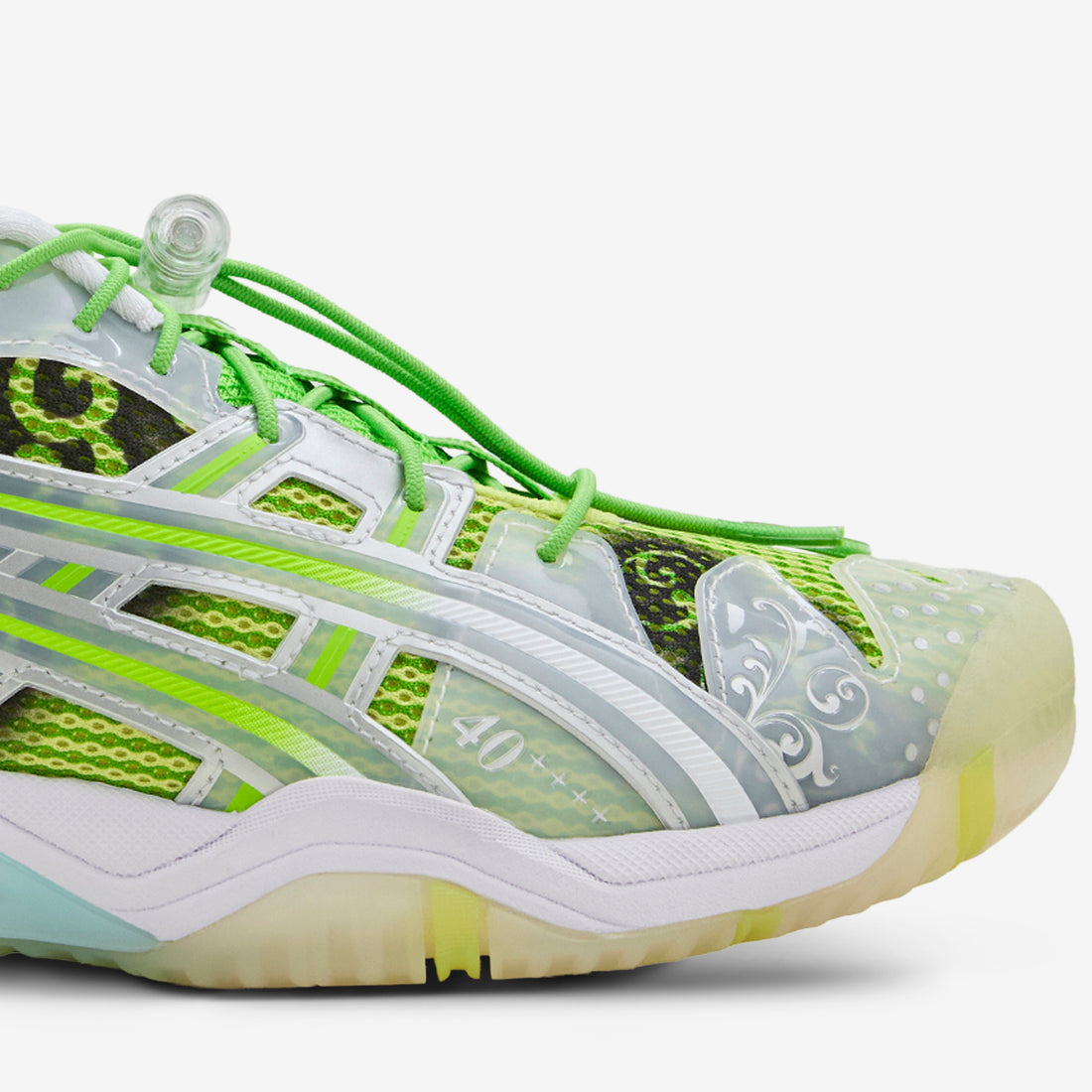 LTTT x Gel-Resolution 5 Parrot Green | Pure Silver Footwear