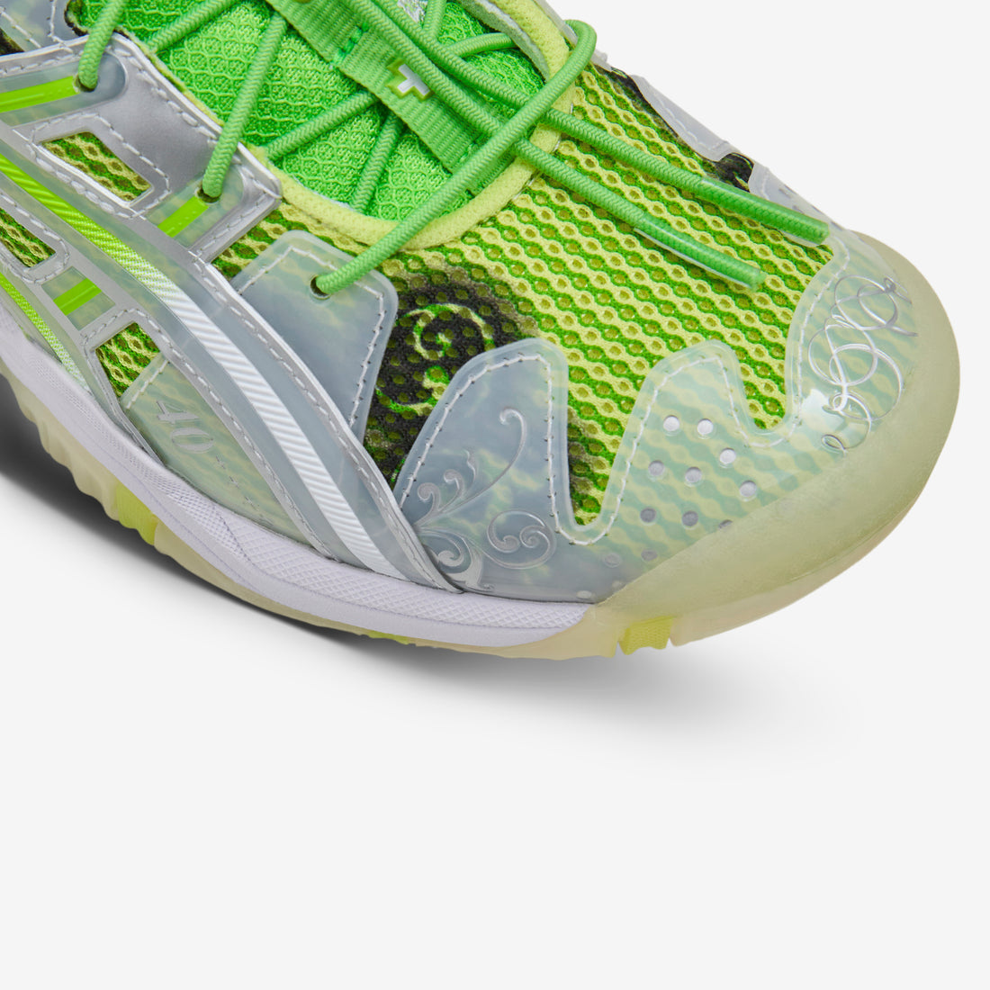 LTTT x Gel-Resolution 5 Parrot Green | Pure Silver Footwear