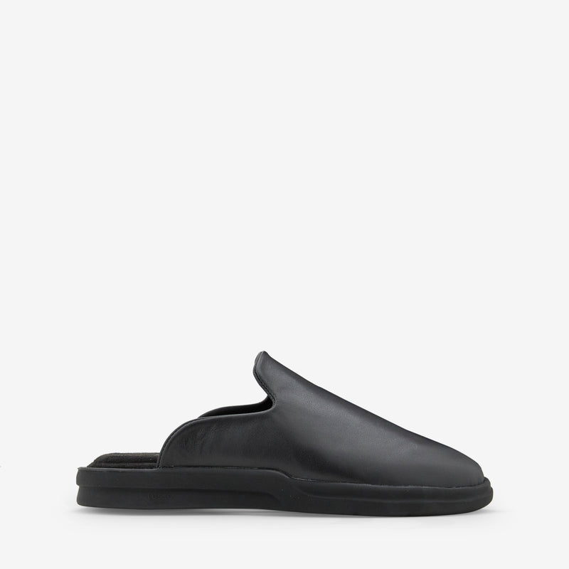 Pelli Smooth Leather Jet Black Footwear