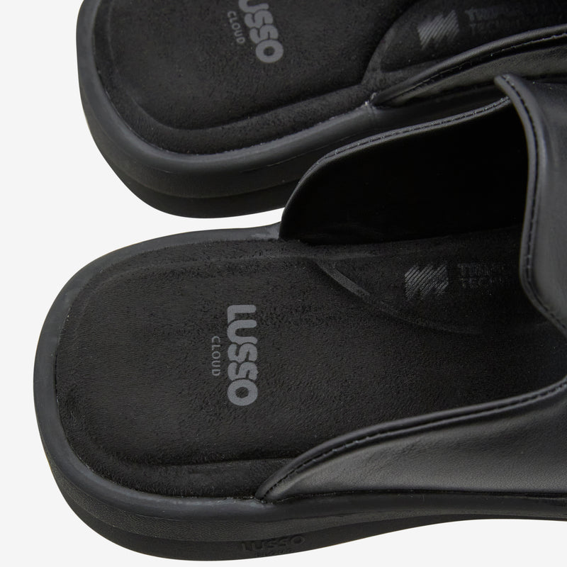 Pelli Smooth Leather Jet Black Footwear