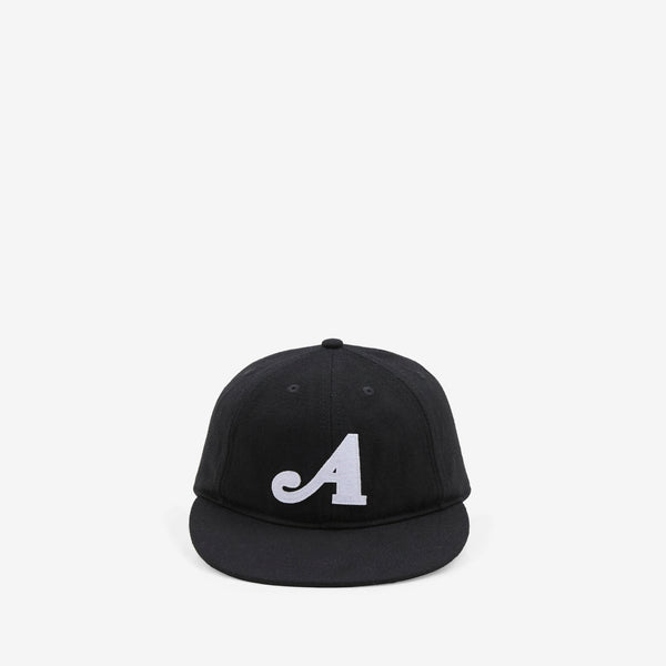 Classic A Baseball Cap Black Headwear