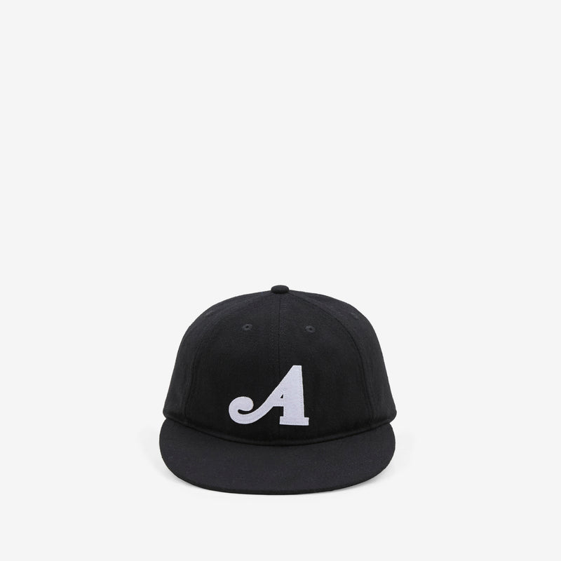 Classic A Baseball Cap Black Headwear