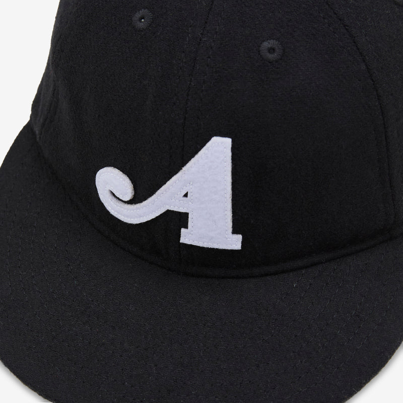Classic A Baseball Cap Black Headwear