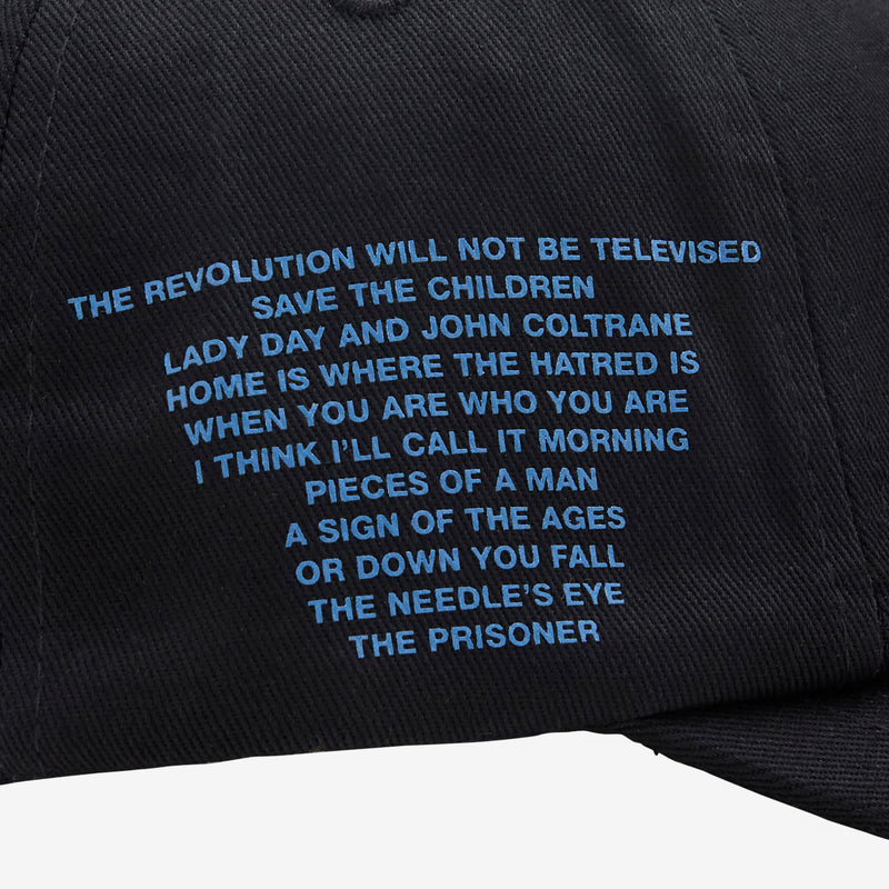 Gil Scott-Heron Dad Hat Black Headwear