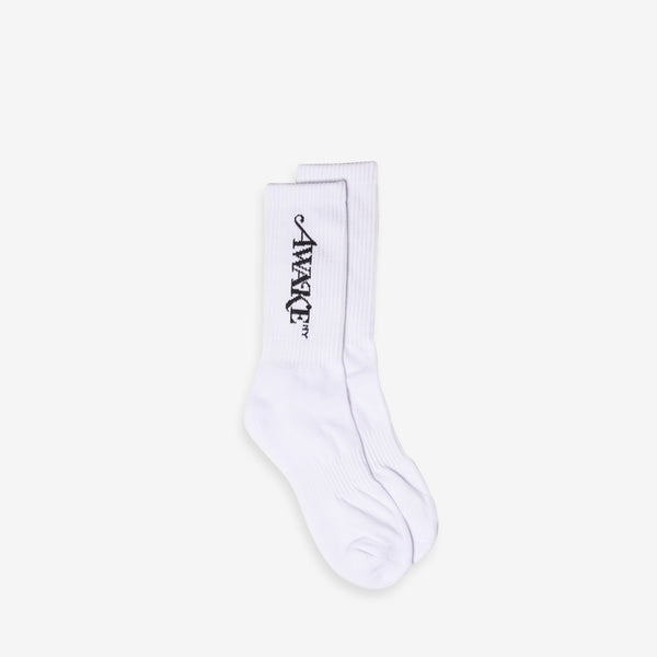 Logo Socks White