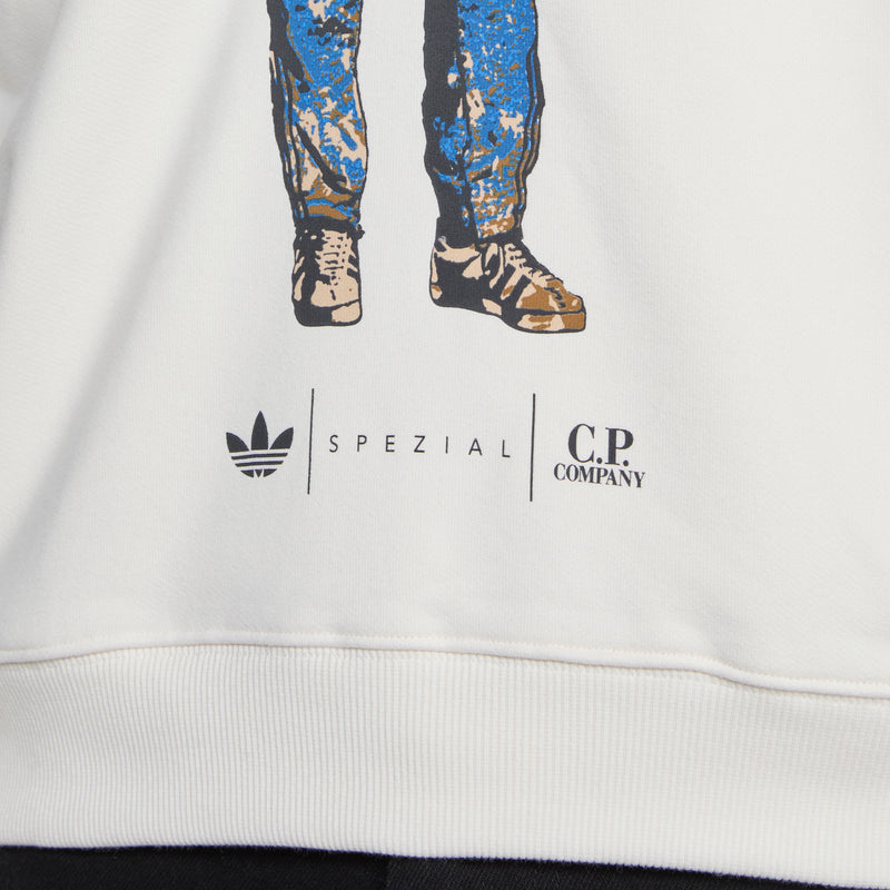 C.P. Company x SPZL Sweatshirt Chalk White Jumpers