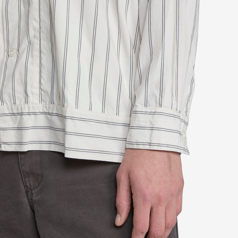 Claude Longsleeve Shirt Natural Stripe Shirts