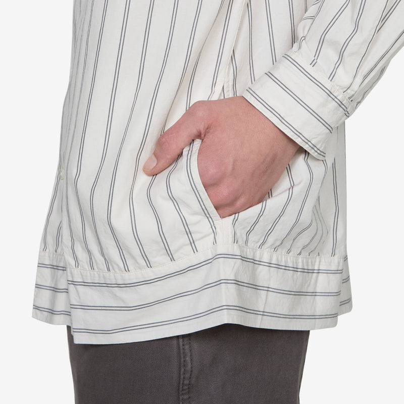 Claude Longsleeve Shirt Natural Stripe Shirts