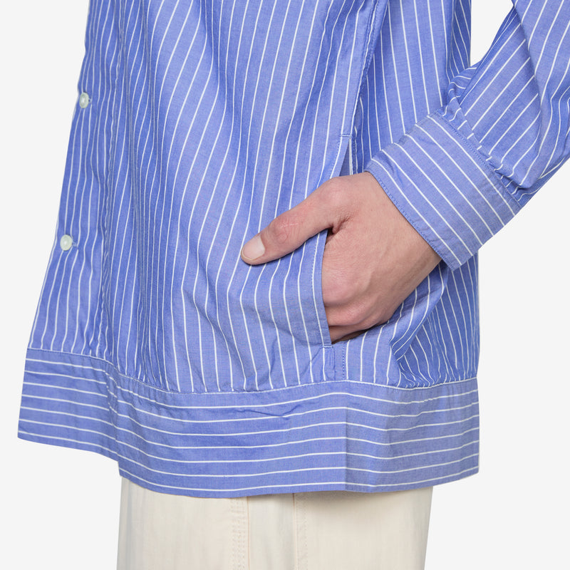Claude Longsleeve Shirt Blue Stripe Shirts