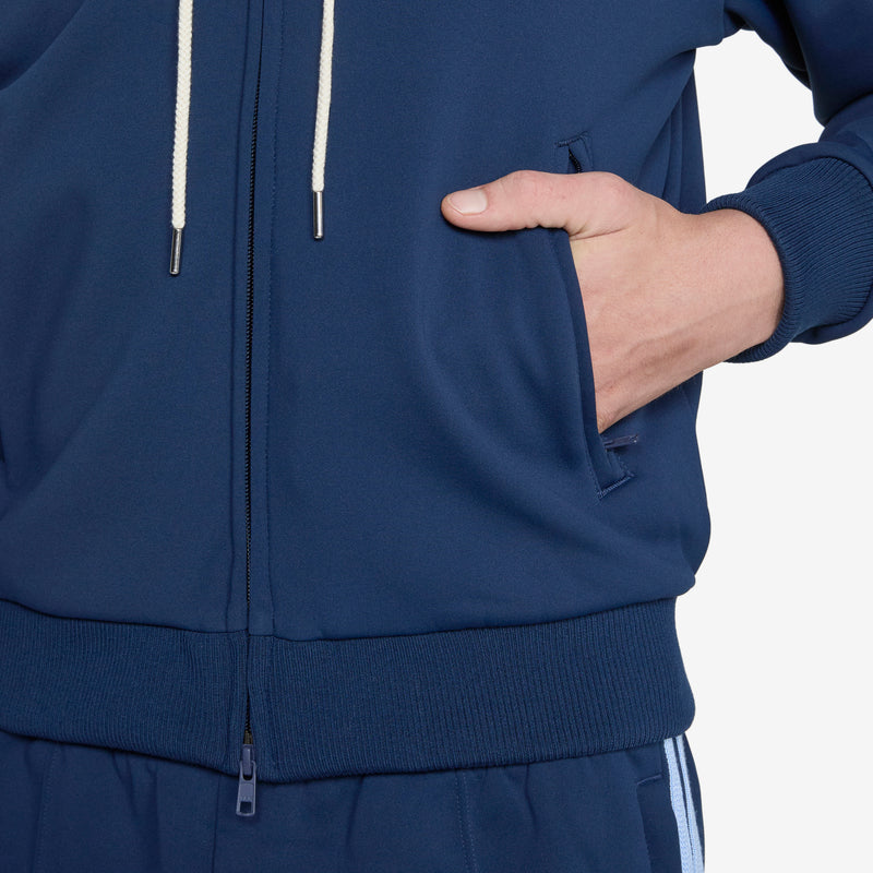 Wales Bonner x Track Hoodie Collegiate Navy Jumpers